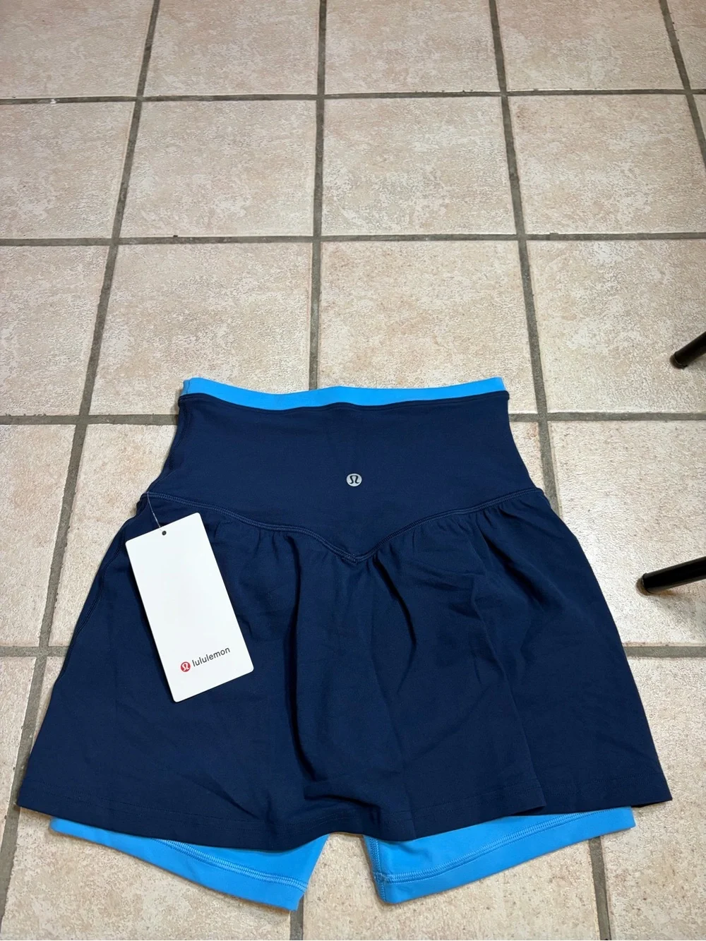 NWT Lululemon Align Super High-Rise Side-Slit Skirt *Trim Club Blue/Ocean Wave 4
